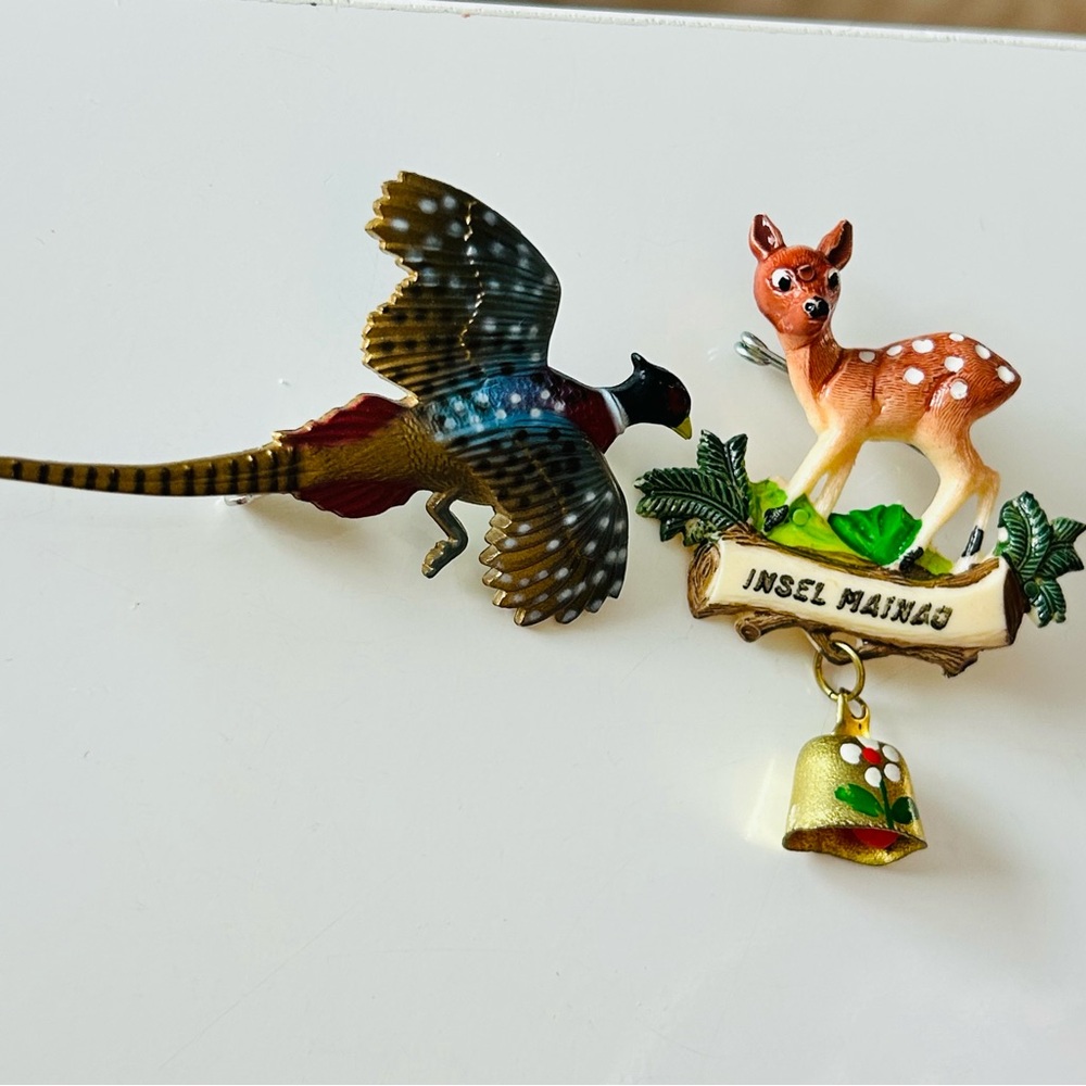 Vintage Celluloid Brooches